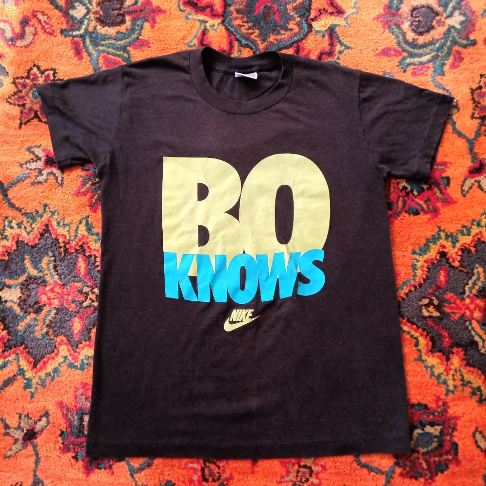 Nike Vintage 90s Bo Knows Bo Jackson T-Shirt small